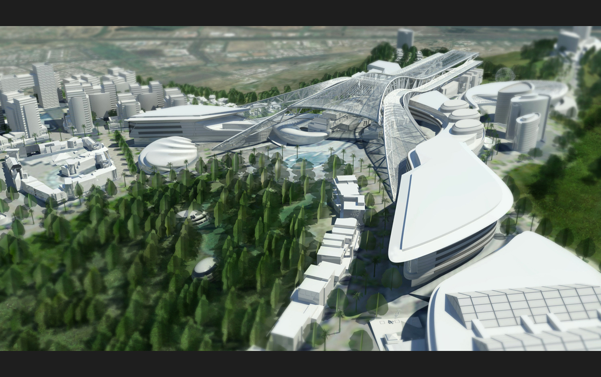 ECO PARK DISTRICT AT FUTURE CITY AT KHARGHAR CITY