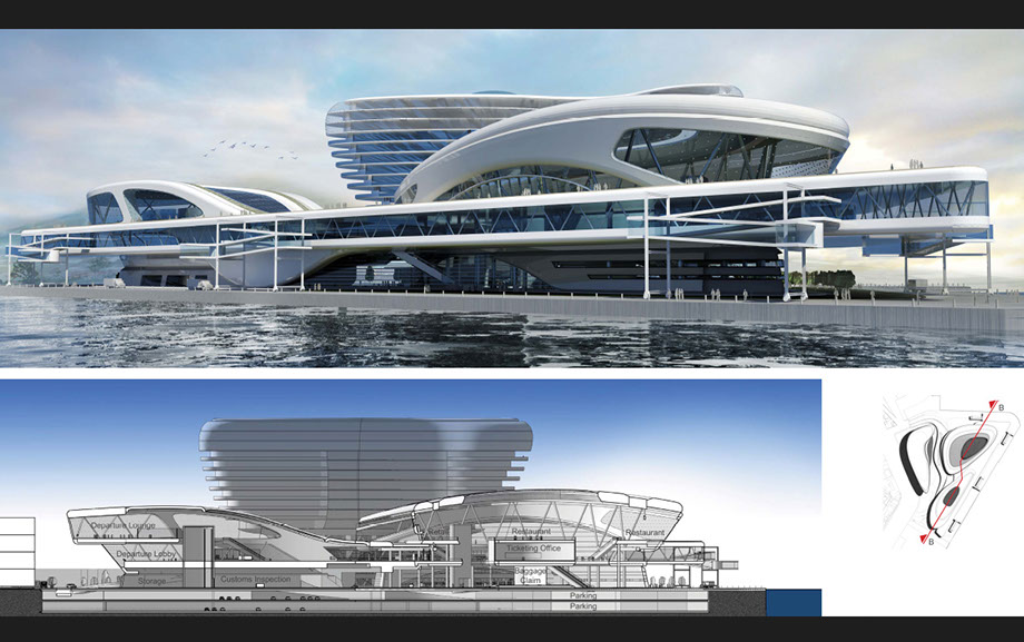 KEELUNG CRUISE CRUISE TERMINAL AND SERVICE BUILDING